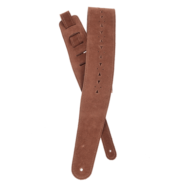 Planet Waves 25PRF05 Vented Leather Collection Strap - Honey Suede Apache