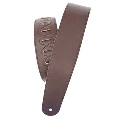 Planet Waves 25SL01-DX Garment Leather Collection Deluxe Leather Strap brown