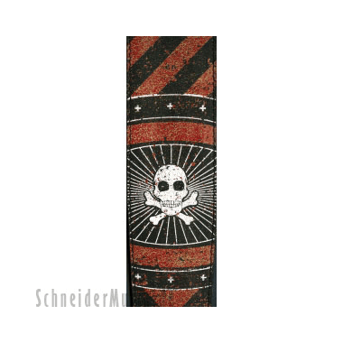 Planet Waves 25STL05 Stoned Leather Series Strap - Blood Stripes