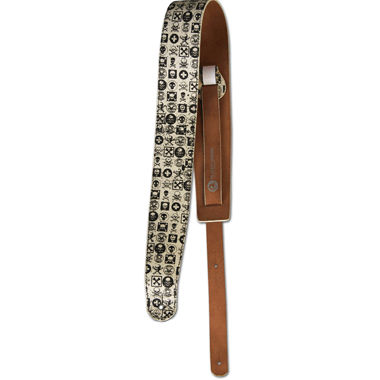 Planet Waves 25STL06 Stoned Leather Series Strap - Fashion X