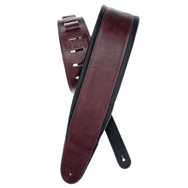 Planet Waves 30PL02-DX Comfort Collection DELUXE Padded Leather Strap (extra wide), burgundy