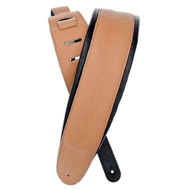 Planet Waves 30PL03-DX Comfort Collection DELUXE Padded Leather Strap (extra wide), camel