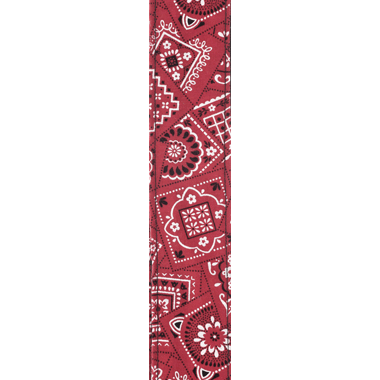 Planet Waves 50G02 Textile Collection Woven Strap (fabric/nylon) - Bandana Red