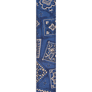 Planet Waves 50G03 Textile Collection Woven Strap (fabric/nylon) - Bandana Blue