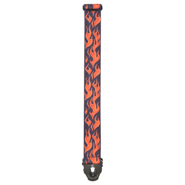 Planet Waves 50PLA01 Planet Lock Guitar Strap - Flames
