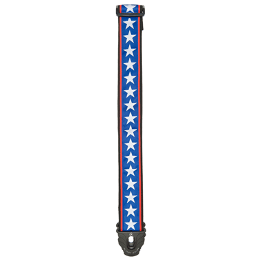 Planet Waves 50PLA10 Planet Lock Guitar Strap - Stars & Stripes