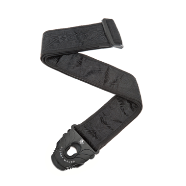 Planet Waves 50PLB01 Planet Lock Guitar Strap - Black Satin