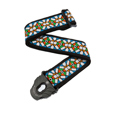 Planet Waves 50PLE02 Planet Lock Guitar Strap - Stained Glass