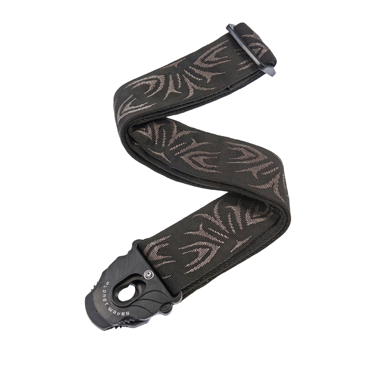Planet Waves 50PLF078 Planet Lock Guitar Strap - Black/Gray Tattoo