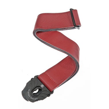 Planet Waves 50PLL01 Planet Lock Leather Strap, red