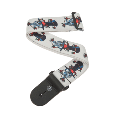 Planet Waves 50S04 AL McWHITE Collection Strap - Stoked Skull