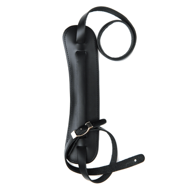 Planet Waves 58LP00-DX 5/8" Deluxe Leather Strap black, w/Shoulder Pad