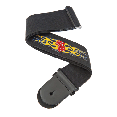Planet Waves 64P05 Patch Collection Woven Strap (nylon) - Flaming Dice
