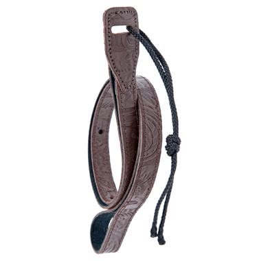 Planet Waves 75ME01 Mandolin Strap, embossed leather, brown