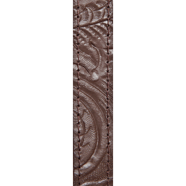 Planet Waves 75ME01 Mandolin Strap, embossed leather, brown