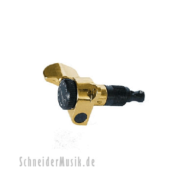 Planet Waves PWAT-6R3 Auto-Trim Tuning Machine (6 In-Line) gold
