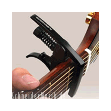Planet Waves PW-CP-05 NS Dual Action Capo, negro (Guitarra Acoustica y Eléctrica)