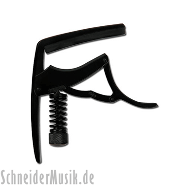 Planet Waves PW-CP-05 NS Dual Action Capo, negro (Guitarra Acoustica y Eléctrica)
