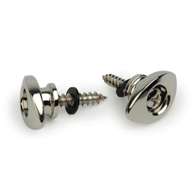 Planet Waves PWEEP202 Elliptical End Pins - Nickel (2-pack)