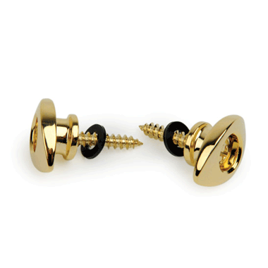 Planet Waves PWEEP302 Elliptical End Pins - Gold (2-pack)