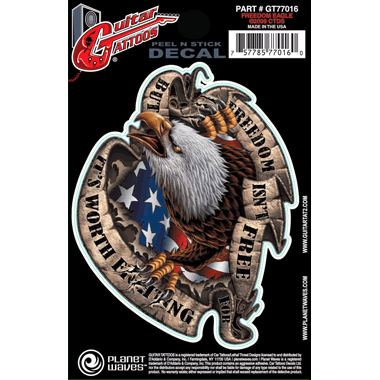 Planet Waves GT77016 Guitar Tattoo "Freedom Eagle"