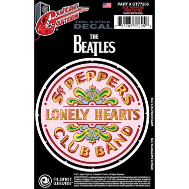 Planet Waves GT77205 Guitar Tattoo "The Beatles Sgt. Peppers"