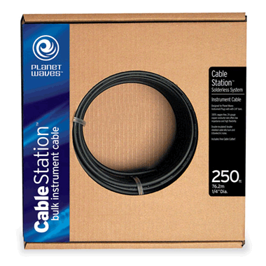 Planet Waves PW-INSTC-25 CABLE STATION Bulk Instrument Cable 25Ft. (7.6m)  w/ Mini Cable Cutter
