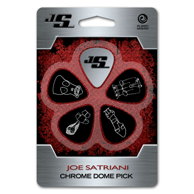 Planet Waves JSCD-01 JOE SATRIANI Chrome Dome Pick (set of picks)