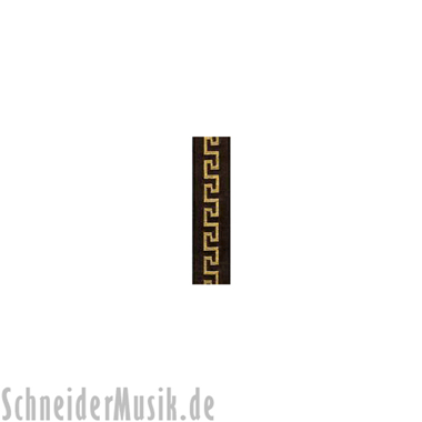Planet Waves LTH04 South American Collection Leather Strap - Zig Zag Stitch Aged Brown