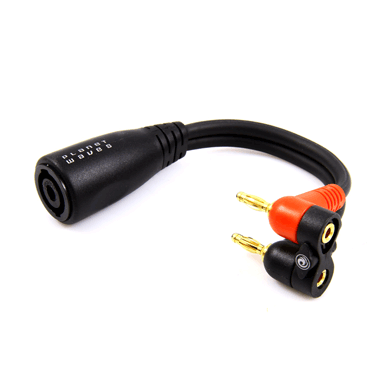 Planet Waves PW-P035M Single Adapter, Banana Male - SpeakOn Female