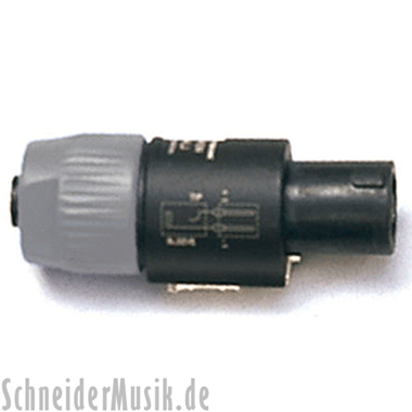 Planet Waves PW-P035N Single Adapter, SpeakOn Female - 1/4" Female Mono