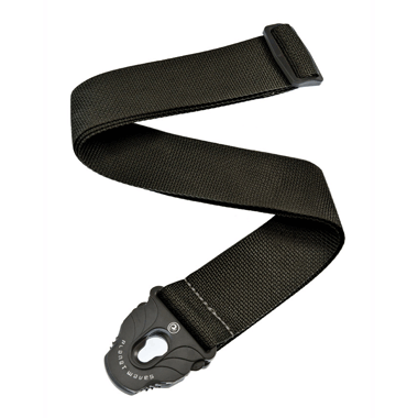 Planet Waves PWSPL200 Polypropylene Planet Lock Guitar Strap - Black