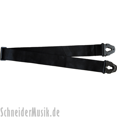Planet Waves PWSPL200 Polypropylene Planet Lock Guitar Strap - Black