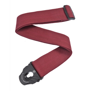 Planet Waves PWSPL201 Polypropylene Planet Lock Guitar Strap - Red