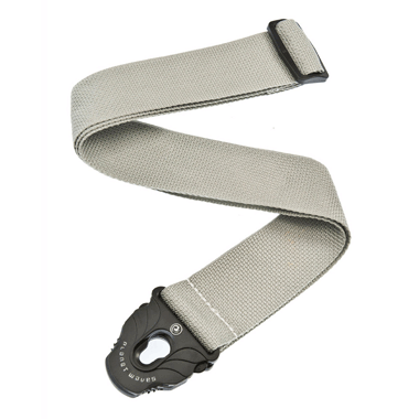 Planet Waves PWSPL205 Polypropylene Planet Lock Guitar Strap - Silver