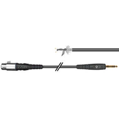 Planet Waves PW-GM-10 CUSTOM Series Microphone Cable, XLR female - 1/4" straight plug 10Ft. (3.0m)