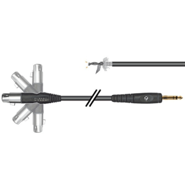 Planet Waves Swifel, XLR female - Stereo Klinkenstecker 10Ft. (3,0m)