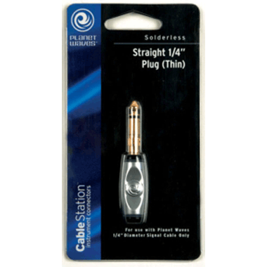 Planet Waves PW-GPT-1 CABLE STATION 1/4" Plug (Instrument) - straight, w/narrow profile