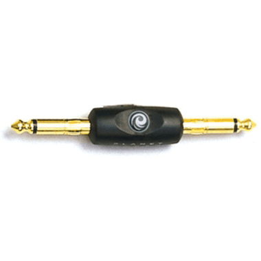 Planet Waves PW-P047A Coupling Adapter, 2x 1/4" Male Mono straight