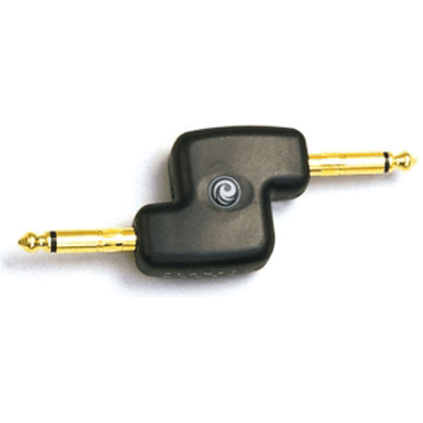 Planet Waves PW-P047B Coupling Adapter, 2x 1/4" Male Mono offset