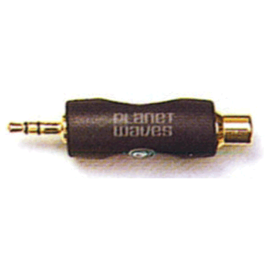 Planet Waves PW-P047L Single Adapter, 1/8" Male Stereo - RCA Female