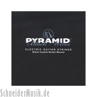 Pyramid BLACK WIRES Black Coated Nickel Wound (recubierto), super light