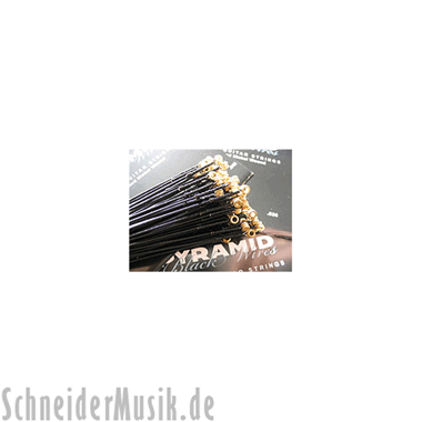 Pyramid BLACK WIRES Black Coated Nickel Wound (recubierto), super light