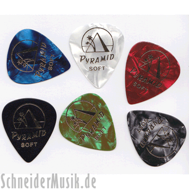 Pyramid 556CP Classic Celluloid Púas, heavy 0.95 mm (12-pack)