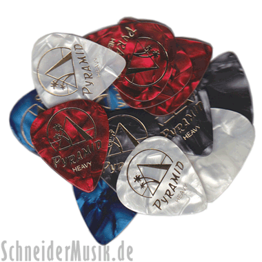 Pyramid 556SD Classic Celluloid Picks, Heavy 0.95 mm (20-pack), with box
