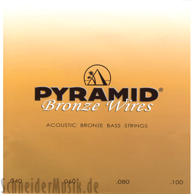 Pyramid Acoustic Bass Bronze, Long Scale