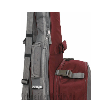 Rockbag Cross Walker \"JET\" E-Bass Grey-Burgundy