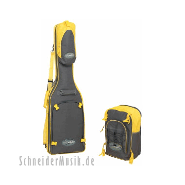 Rockbag Cross Walker \"JET\" E-Bass Grey-Yellow