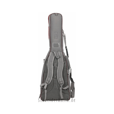 Rockbag Cross Walker \"JET\" E-Guitar Grey-Burgundy