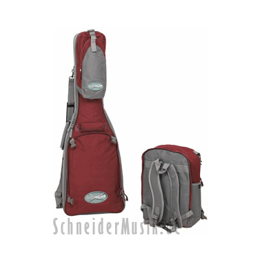 Rockbag Cross Walker \"JET\" E-Guitar Grey-Burgundy